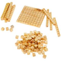 Imagem de Material Dourado em Madeira 111 peças, Nig Brinquedos