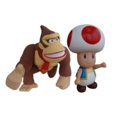 Imagem de Donkey Kong E Toad - Kit 2 Bonecos Grandes - Super Size Figure Collect