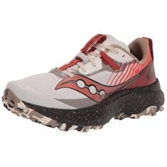 Imagem de Saucony Tênis de corrida feminino Endorphin Edge Trail, Nevoeiro/Zenith, 40