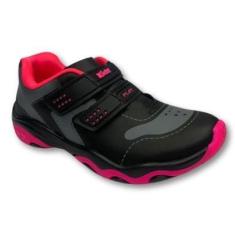 Imagem de Tenis Kidy Feminino Infantil Casual 007-1670 Preto-Feminino