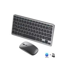 Imagem de Teclado + Mouse Bluetooth Recarregável P/ Mini Pc Lenovo Thinkcentre -