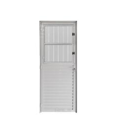 Imagem de Porta Postigo Aluminio Branco 2.10 x 0.90 Lado Direito - Hale