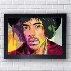 Imagem de Quadro Decorativo Jimi Hendrix Mod 142 21x30cm