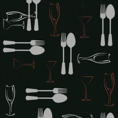 Imagem de Papel De Parede Adesivo Lavável Mesa De Jantar 3M