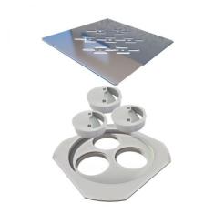 Imagem de Ralo Linear Novii Grelha 10X10Cm Polida Linear