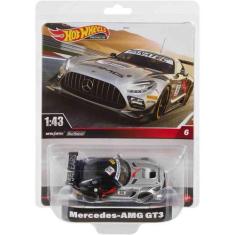 Imagem de Miniatura Hot Wheels Premium 1:43 Mercedes AMG GT3, Preto
