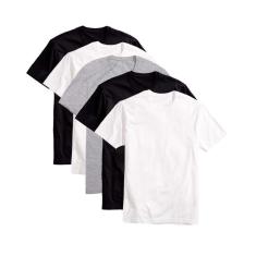 Imagem de Kit 5 Camisas Básica T-Shirt Algodão Penteado Mechler 002 3 Cores