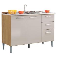 Imagem de Balcão De Pia Ambiente Lavinia Damasco Off White - Poquema