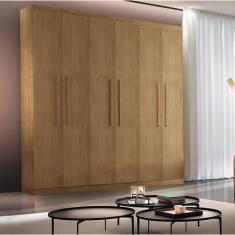 Imagem de Guarda-Roupa Roupeiro 6 Portas 2 Gavetas Dinamarca Rufato