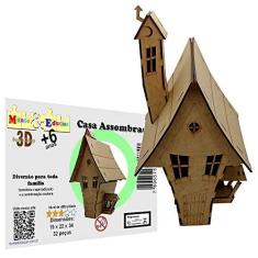 Imagem de Brinquedo Quebra Cabeça 3D Casa Assombrada Mdf