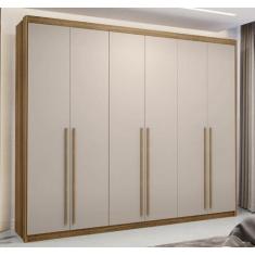 Imagem de Guarda Roupas Casal Dubai Majestic 2.75Mt Nature Fendi Vila Rica - Vil