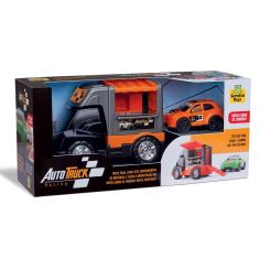 Imagem de Caminhão e Carro Esportivo - Auto Truck Racing - Samba Toys