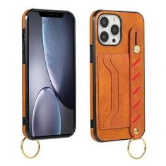 Imagem de Moda carteira dupla slot para cartão de crédito capa traseira para iphone 13 pro max 12 mini 11 xr x xs 7 8 plus 14 pro max capa de couro de luxo, marrom, para iphone 12pro max