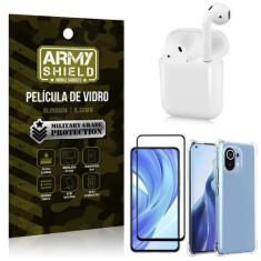 Imagem de Fone Bluetooth Ly-122 Mi 11 Lite + Capinha Anti Impacto + Película 3D