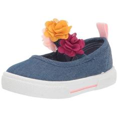 Imagem de Carter's Tênis infantil unissex Milly, Azul, 4 Toddler