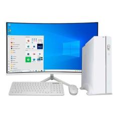 Imagem de Computador Pc Slim Branco I5 8gb Ram Ssd 240gb Tela 23.8 Fhd - PRIME S