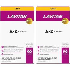 Imagem de Kit 2 Multivitamínico Lavitan AZ Para Mulher Com 90 Comp