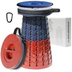 Imagem de ALEVMOOM Banqueta dobrável portátil atualizada com almofada, banco dobrável telescópico para adultos, banco de acampamento ainda mais resistente com capacidade de carga de 453 kg, para jardim ao ar