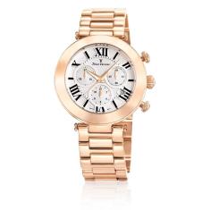 Imagem de Relógio Pulso Jean Vernier Aço Feminino Social JV06853