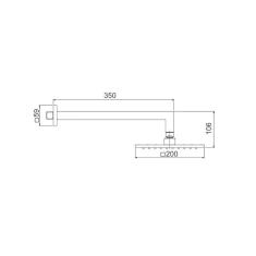 Imagem de Chuveiro Lorenzetti LorenQuadra 7034 R16 de Parede Rose Gold