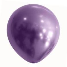 Imagem de Balão Cromado Metalizado Violeta - 9 Polegadas - 25 Unidades