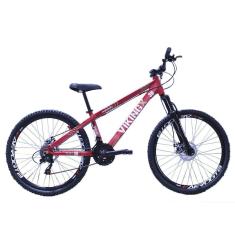 Imagem de Bicicleta Viking X Tuff 25/30 Aro 26 21 Vermelho