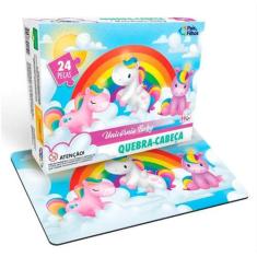 Imagem de Brinquedo Quebra-Cabeças Unicórnio Baby 24 Peças - Pais E Filhos