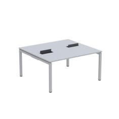 Imagem de Mesa Plataforma Dupla com Pé de Aço para Coworking 150X140/2P PDC15/14/2P Cinza