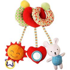 Imagem de  Brinquedo de atividade em espiral, brinquedo de carrinho de bebê em espiral, confortável, carrinho de bebê, berço, brinquedo de pelúcia para meninos,