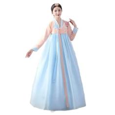 Imagem de Fantasia tradicional antiga de casamento Hanbok Folk Reunião Anual Dança Performance Fantasia Palácio Vestido Terno