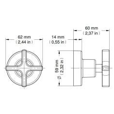 Imagem de Acabamento Para Registro Docol Invicta 723106 Docolbase Cromado