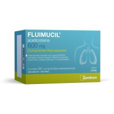 Imagem de Fluimucil Acetilcisteína 600mg 60 comprimidos Fluimicil 60 comprimidos