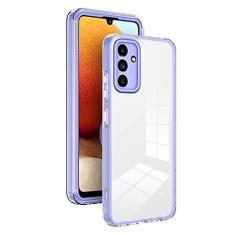 Imagem de Caso ultra slim Caso claro para a Samsung Galaxy A13 5G, Caixa de telefone transparente de corpo inteiro, capa de telefone protetora esbelta projetada por uma caixa de absorção de choque anti-arranhão