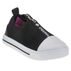 Imagem de Tênis Infantil Feminino Slip On Play Preto Unipasso 115-05-001-Feminino