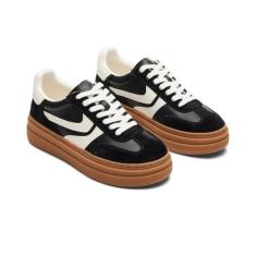 Imagem de Steve Madden Tênis feminino Dodge, Preto/branco, 38