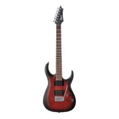 Imagem de Guitarra Cort X100 OPBB Open Pore Black Cherry Burst Opbb