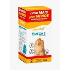 Imagem de Suplemento Omega 3 Dog 500mg 45g 90 Capsulas Cão - Organnact