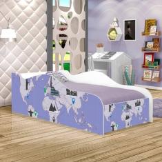Imagem de Mini Cama Fun Mapa De Viagens