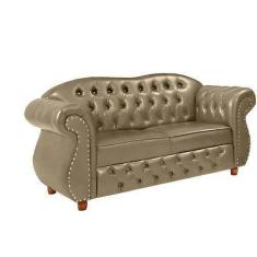Imagem de Namoradeira Chesterfield Merlo 2 Lugares - Corano Bege / Decoração, re