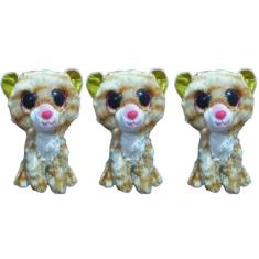 Imagem de Kit C/3x Brinquedo de Pelúcia Onça - Ty Rara