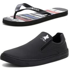Imagem de Tênis Slip On Casual Masculino com Chinelo Polo Plus