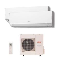 Imagem de Ar Condicionado Multi Split Inverter Fujitsu Hw 23.000 Btus (1 Evap 9.000 e 1 Evap 18.000)  Quente/Frio 220V Monofásico