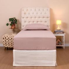 Imagem de Jogo De Cama Slim Solteiro  02 Peças Micropercal 200 Fios - Casa Pauli