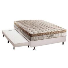 Imagem de Cama Box C/Auxiliar Casal: Colchão  Paropas Masterpocket Eco Linho + B