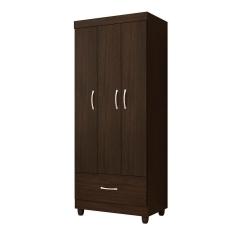 Imagem de Guarda Roupa Infantil/juvenil Bia 3 Portas ébano Demóbile - Bela Móveis