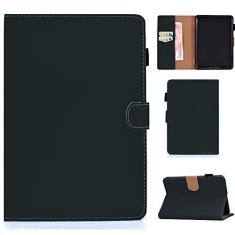 Imagem de Acessórios para tablets Para Kindle Paperwhite 4/3/2/1 colorido sólido PC PC Universal Magnetic Horizontal Flip Leather Case com slots de cartão e suporte