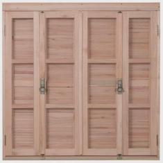 Imagem de Janela de Madeira Veneziana 120x150cm Pantográfica ewk 376 Rondosul