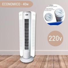 Imagem de Ventilador Vertical Circulador Coluna Torre Economico Fix Cinza ou Bra