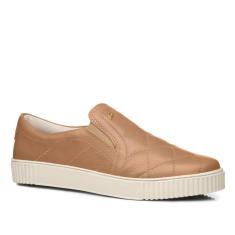 Imagem de Tenis Pegada Feminino em Couro Caramelo 219016-03-Feminino