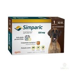Imagem de Antipulgas Zoetis Simparic 120mg para Caes 40 a 60 Kg - 1 Comprimidos